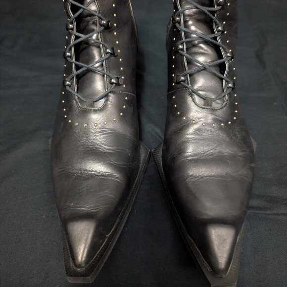 John Fluevog Magnus Boots - Size 10 - Black? Brown? - Picture 2 of 6